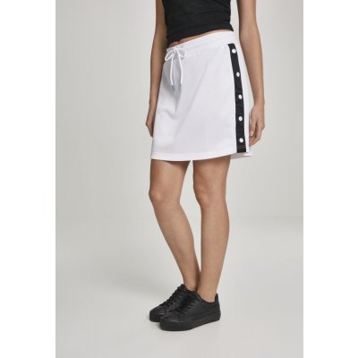 Ladies Track Skirt wht/blk/wht