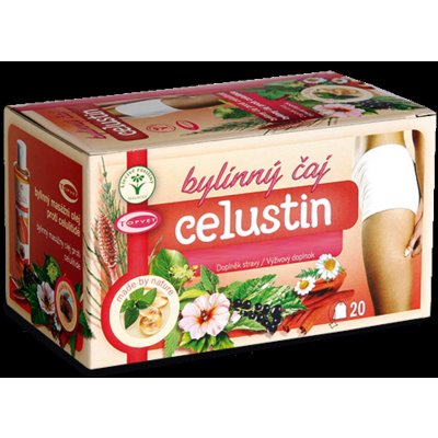 Topvet Celustin proti celulitídě bylinný čaj 20 x 1,5 g