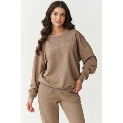 Makadamia tepláková souprava M889 béžová – Zboží Dáma