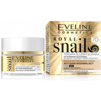 Eveline Cosmetics Royal snail Pleťový krém 70+ aktivní regenerace 50 ml – Zboží Mobilmania