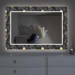 Artalo LED zrcadlo s dekorem D5 50 x 50 cm – Hledejceny.cz
