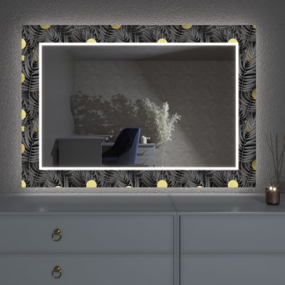 Artalo LED zrcadlo s dekorem D5 50 x 50 cm – Hledejceny.cz
