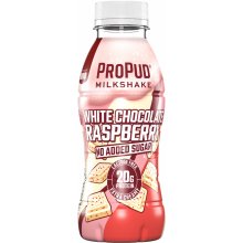NJIE ProPud protein milkshake bez laktozy bílá čokoláda malina 330 ml