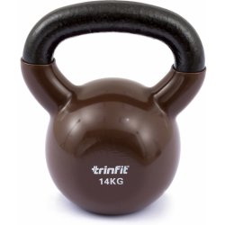 TRINFIT Kettlebell kov / vinyl 14 kg