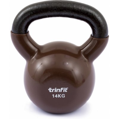 TRINFIT Kettlebell kov / vinyl 14 kg – Zbozi.Blesk.cz