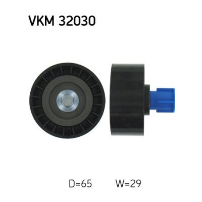 Vratná/vodicí kladka, klínový žebrový řemen SKF VKM 32030