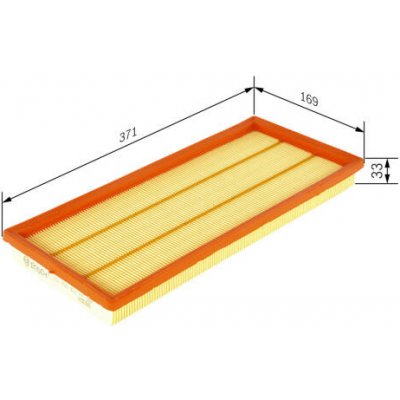 Vzduchový filtr BOSCH F 026 400 326 – Hledejceny.cz