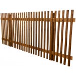DŘEVĚNÝ PLOT - typ KLASIK - v. 150 cm – Sleviste.cz