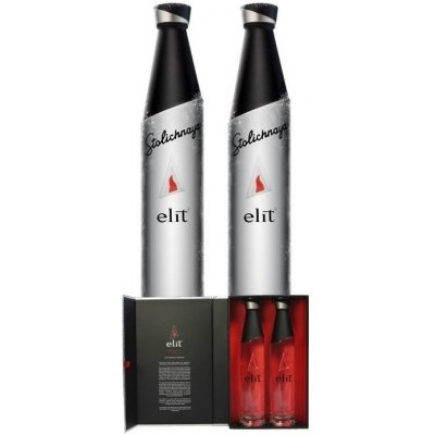 Stolichnaya Elit 40% 2 x 0,5 l (holá láhev) – Zboží Dáma