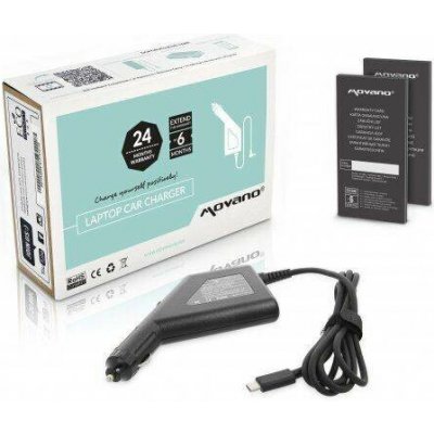 Movano hP X2 10-N220NZ Autonabíječka na notebook 45W 5V 3A9V 3A12V 3A15V 3A20V 2.25AUSB QC 3.0 : 3.6V - 6.5V 3A, 6.5V - 9V 2A, 9V - 12V 1.5A - možnost vrátit zboží ZDARMA do 30ti dní – Zboží Živě