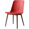 Jídelní židle &Tradition Rely HW71 walntut / vermillion red