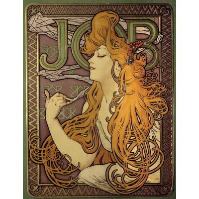 Mucha, Alphonse Marie - Obrazová reprodukce JOB, (30 x 40 cm) – Zboží Mobilmania