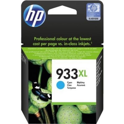 HP 933XL originální inkoustová kazeta azurová CN054AE