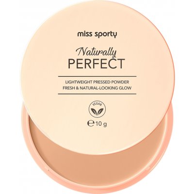 Miss Sporty Naturally Perfect kompaktní pudr 003 Natural 10 g – Zboží Dáma