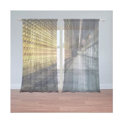 Sablio Záclony Pražské metro: 2ks 150x250cm – Hledejceny.cz
