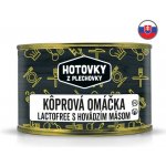 Hotovky z plechovky Koprová omáčka s hovězím masem bez lepku a mléka 400 g – Zboží Dáma