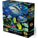 PRIME 3D Svítící puzzle Neonové Žralok 500 ks – Zbozi.Blesk.cz