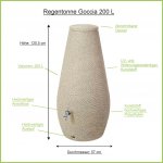 Prosperplast DROP sláměný granit 200l – Zboží Dáma