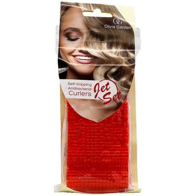 Olivia Garden Jet Set Antibacterial Curlers Orange 6 ks, 25 mm – Hledejceny.cz