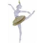 KAEMINGK Ozdoba víla na zavěšení 1ks, 3x14x14 cm - Se zlatými křídly – Hledejceny.cz
