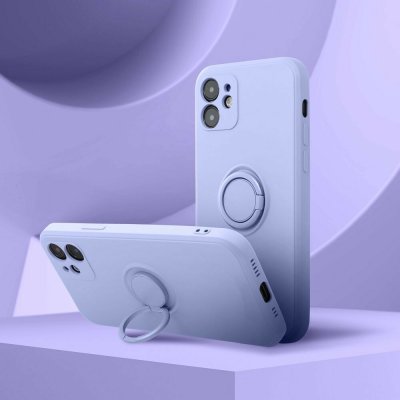 Pouzdro Silicone Ring Samsung Galaxy A57 5G Violet – Hledejceny.cz