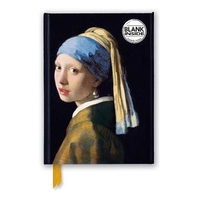 Johannes Vermeer: Girl with a Pearl Earring Foiled Blank Journal – Hledejceny.cz