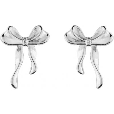 Franco Bene Náušnice s mašličkou stříbrné 2979 – Zbozi.Blesk.cz