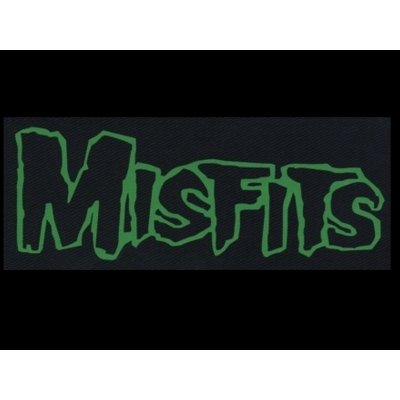 Nášivka MISFITS nápis green – Zboží Dáma