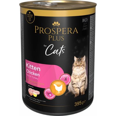 Prospera Plus Kitten Kuřecí paté, bohaté na krůtu 395 g – Hledejceny.cz