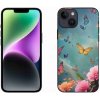 Pouzdro a kryt na mobilní telefon Apple mmCase na iPhone 14 barevné květy a motýli