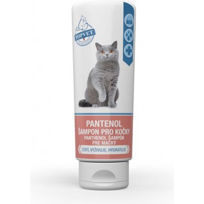 TOPVET Panthenol šampón pro kočky 200 ml – Hledejceny.cz