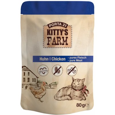 Feline Porta Kitty´s Farm kuřecí 80 g – Hledejceny.cz