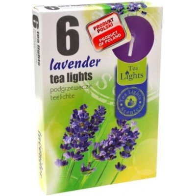 Admit Tea Lights Lavender 6 ks