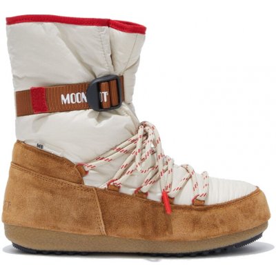 Moon Boot Loop Suede cognac/sand/red – Zbozi.Blesk.cz
