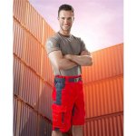 Ardon H9168 Safety Kraťasy VISION červená – Zboží Dáma