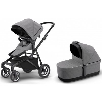 Thule Sleek Kompletní Grey Melange on Black 2022