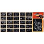 Anděl Škrábací obrázky se zlatým podkladem – Zboží Dáma