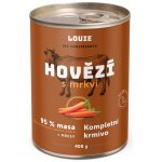 Louie Dog Hovězí s mrkví 400 g – Sleviste.cz