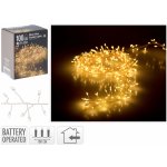 Koopman Světelný řetěz svazek 100 x LED teplá bílá IP20 stříbrný 1,5 m – Hledejceny.cz
