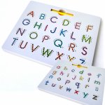 Wat14 Magnetická psací tabulka MagPad oboustranná abeceda – Zboží Dáma