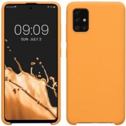 Pouzdro Kwmobile Samsung Galaxy A51 oranžové