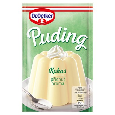 Dr. Oetker puding příchuť kokos 38 g – Zboží Dáma