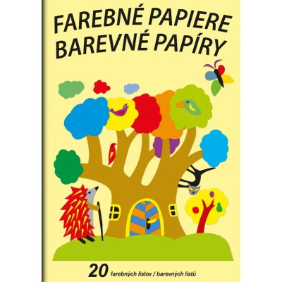 Složka barevných papírů A4 20 listů – Zbozi.Blesk.cz