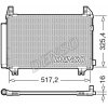 Autoklimatizace a nezávislé topení DENSO Kondenzátor, klimatizace DCN50107