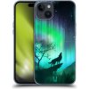 Pouzdro a kryt na mobilní telefon Apple Pouzdro Head Case Apple iPhone 15 Plus POLÁRNÍ ZÁŘE VLK