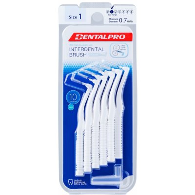 DentalPro L Shaped 1 mezizubní kartáček 10 ks – Zboží Dáma