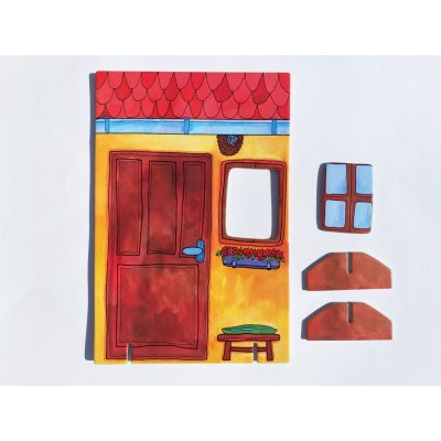 Marionetino domeček kulisa k loutkovému divadlu – Zboží Dáma