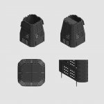 PATROL Kompostér černý MULTI 740L – Zboží Dáma