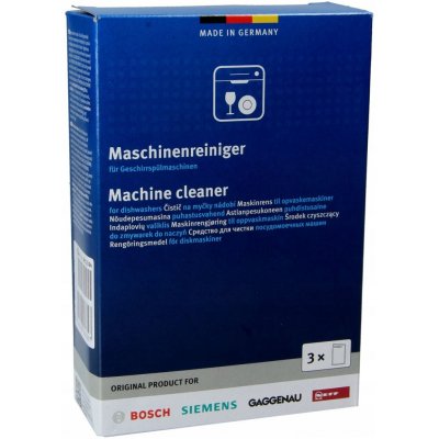 Bosch Čistící přípravek pro myčky nádobí Bosch/Siemens 00312194, 3 ks – Sleviste.cz