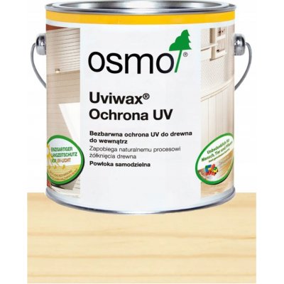 Osmo 7200 Uviwax UV Protection 2,5 l Bezbarvý hedvábný polomat – Hledejceny.cz